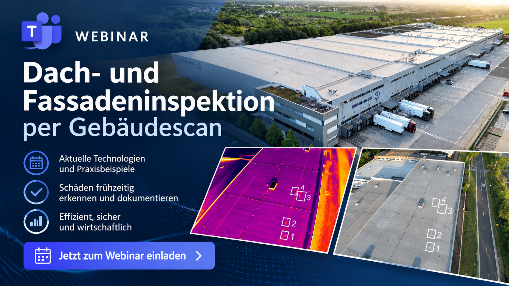 Webinar Dach- und Fassadeninspektion per Gebäudescan